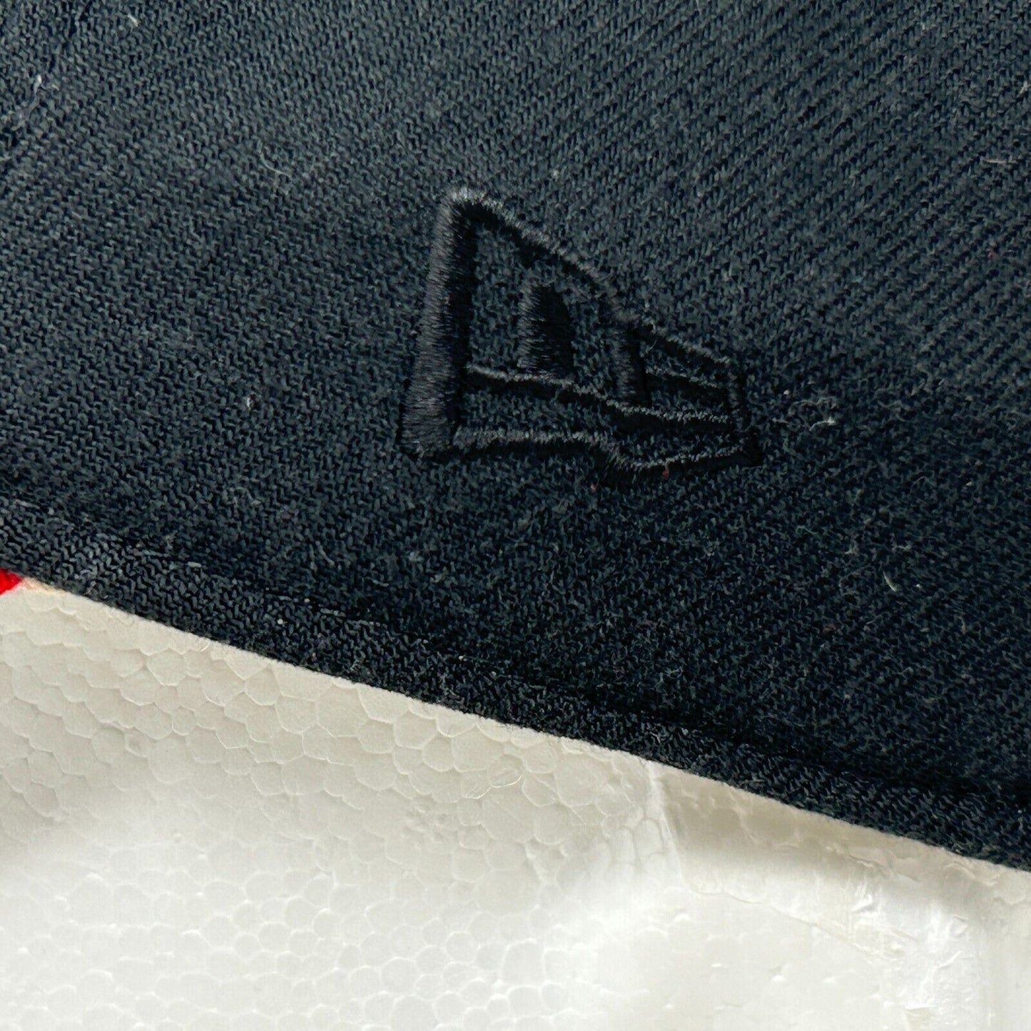 New Era baseball hat black vintage front view