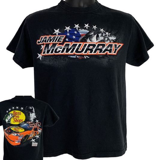 Black Delta T-Shirt featuring Jamie McMurray graphic on the front with car and logo detail on the back