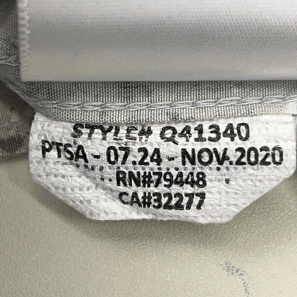 Marmot Button Front Shirt Gray Floral Shilla Peru Inspired Short Sleeve M Medium