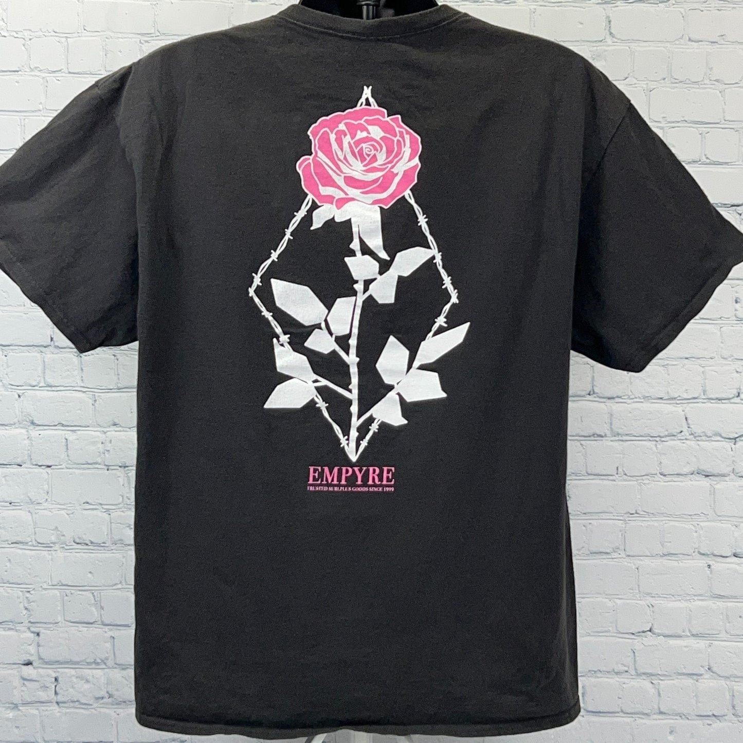 Empyre Rose T Shirt Skater Skateboarding Skating Skateboarder Black XL X-Large