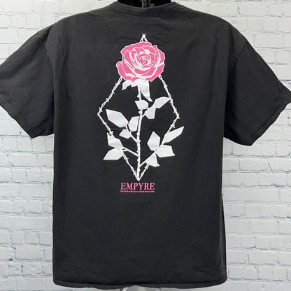 Empyre Rose T Shirt Skater Skateboarding Skating Skateboarder Black XL X-Large