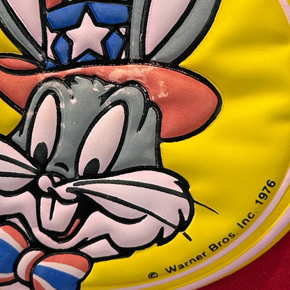 Vintage 70s Bugs Bunny USA T Shirt Patriotic Independence Day Red Tee M Medium