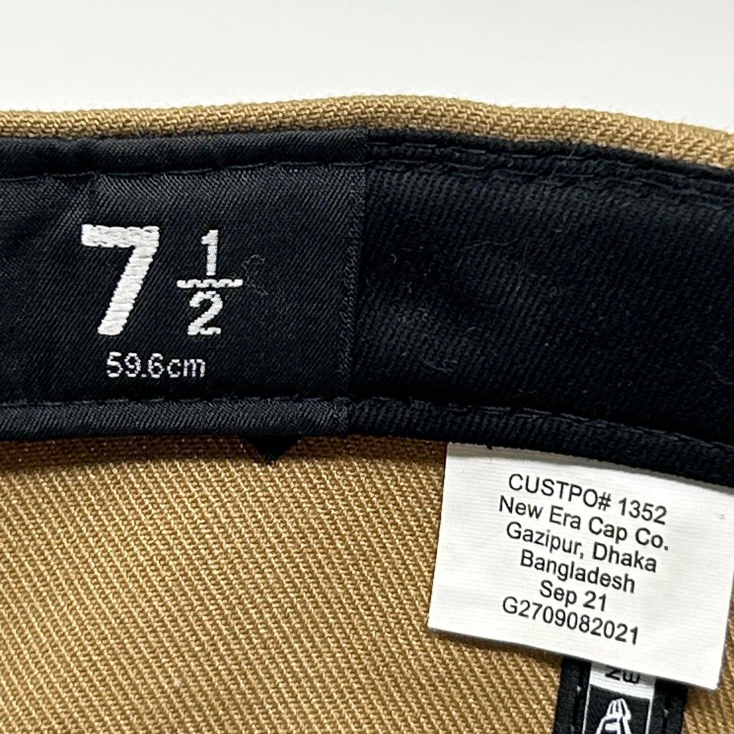 Paper Planes x New Era Hat Baseball Cap Jay-Z Roc Nation Tan Beige Fitted 7 1/2