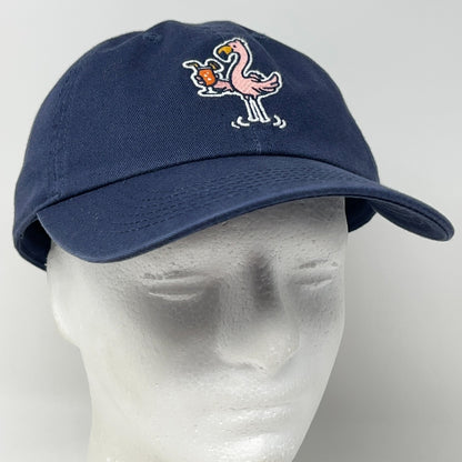 Life Is Good Pink Flamingo Cocktail Dad Hat Baseball Cap 6 Panel Strapback Blue