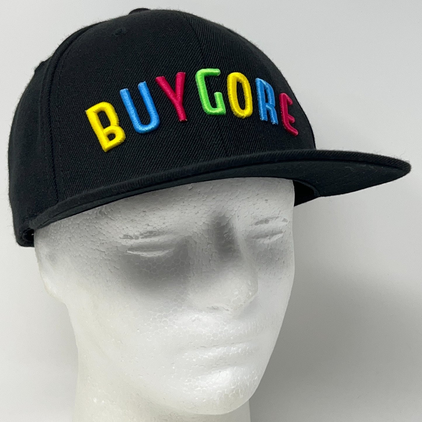 Buygore Records Hat Baseball Cap DJ Borgore EDM Gorestep Music Snapback Black