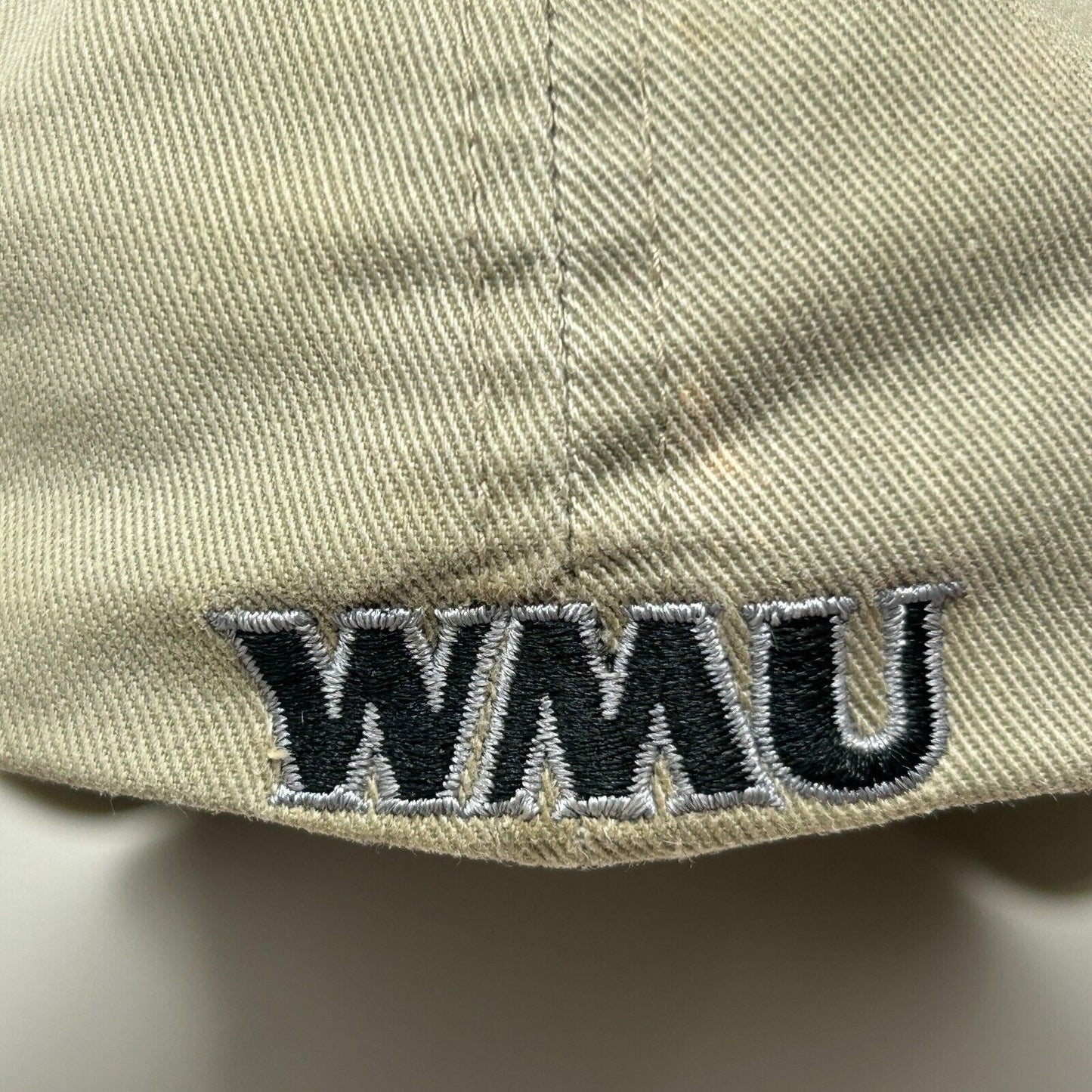 Gorra de béisbol juvenil de los Broncos de Western Michigan University, color beige, para niños de 6 7/8