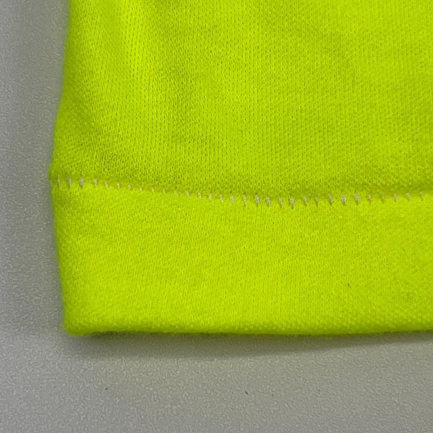 Vintage 90s Medalist Turtleneck T Shirt S Small Fluorescent Neon Yellow LS Ski