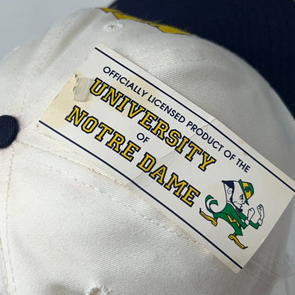 Vintage Notre Dame Fighting Irish Leprechaun NWT Snapback Baseball Hat Cap USA