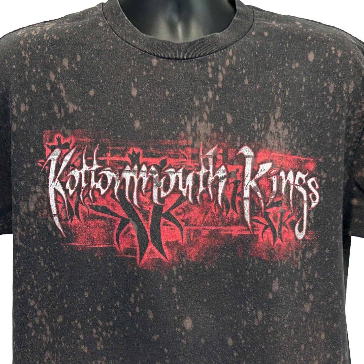 Camiseta Kottonmouth Kings, camiseta gráfica de banda de rock, rap, hip hop, grande, para hombre, color negro