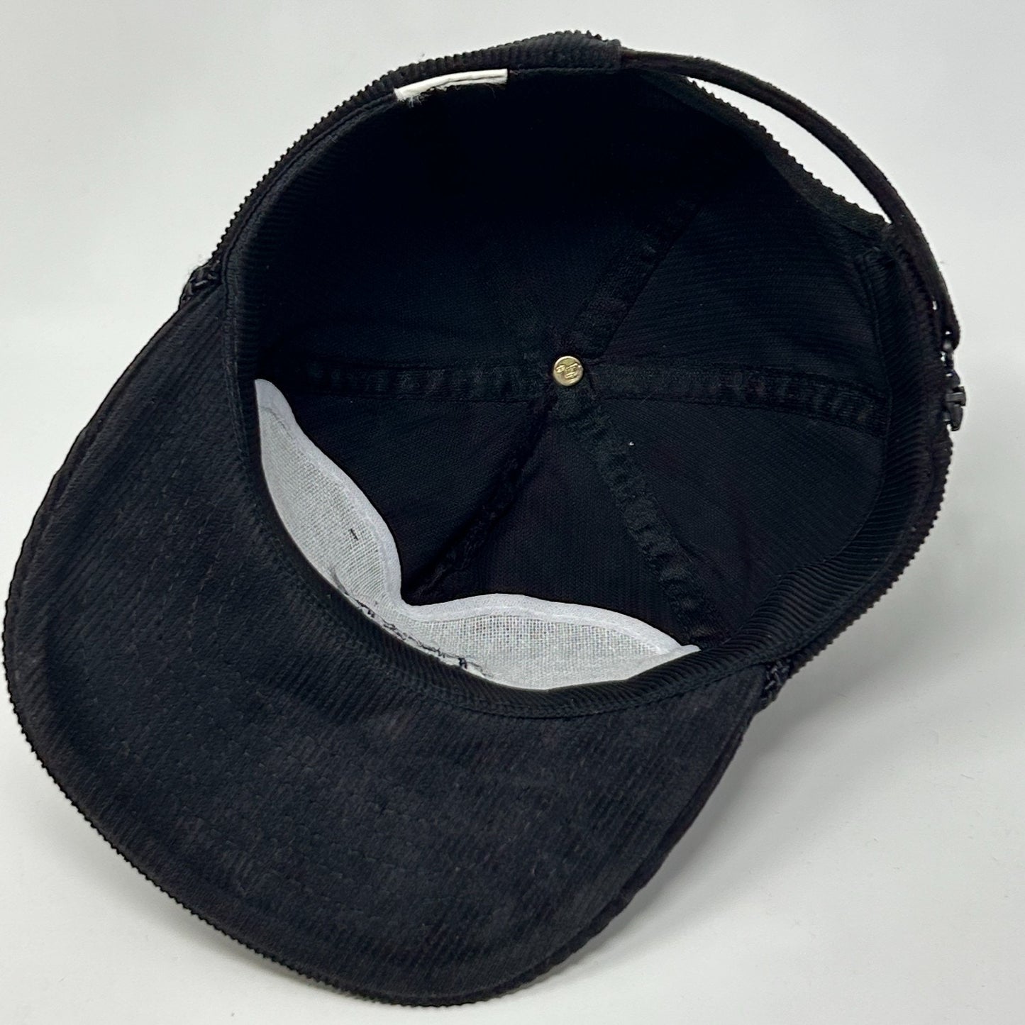 Vintage 90s Dresser Trap Rock Hat Baseball Cap Wisconsin Rope Strapback Black - Neon Vintage