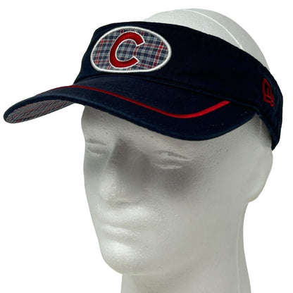 Gorra con visera de los Chicago Cubs de New Era con correa trasera y cuadros azules de béisbol MLB