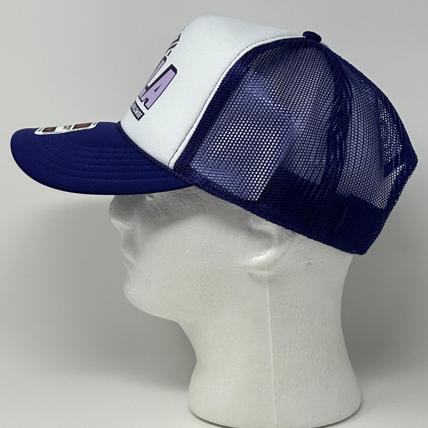 Viola Brands Worldwide Trucker Hat Cap Purple Cannabis Weed Marijuana Snapback