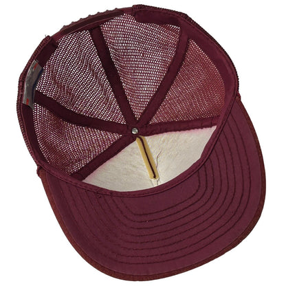 Las Vegas Winter Baseball League Trucker Hat Vintage 90s Red Mesh Snapback Cap