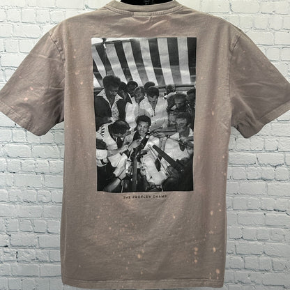 Muhammad Ali x Shoe Palace T Shirt Boxing Boxer Embroidered Gray Mens XXL 2XL
