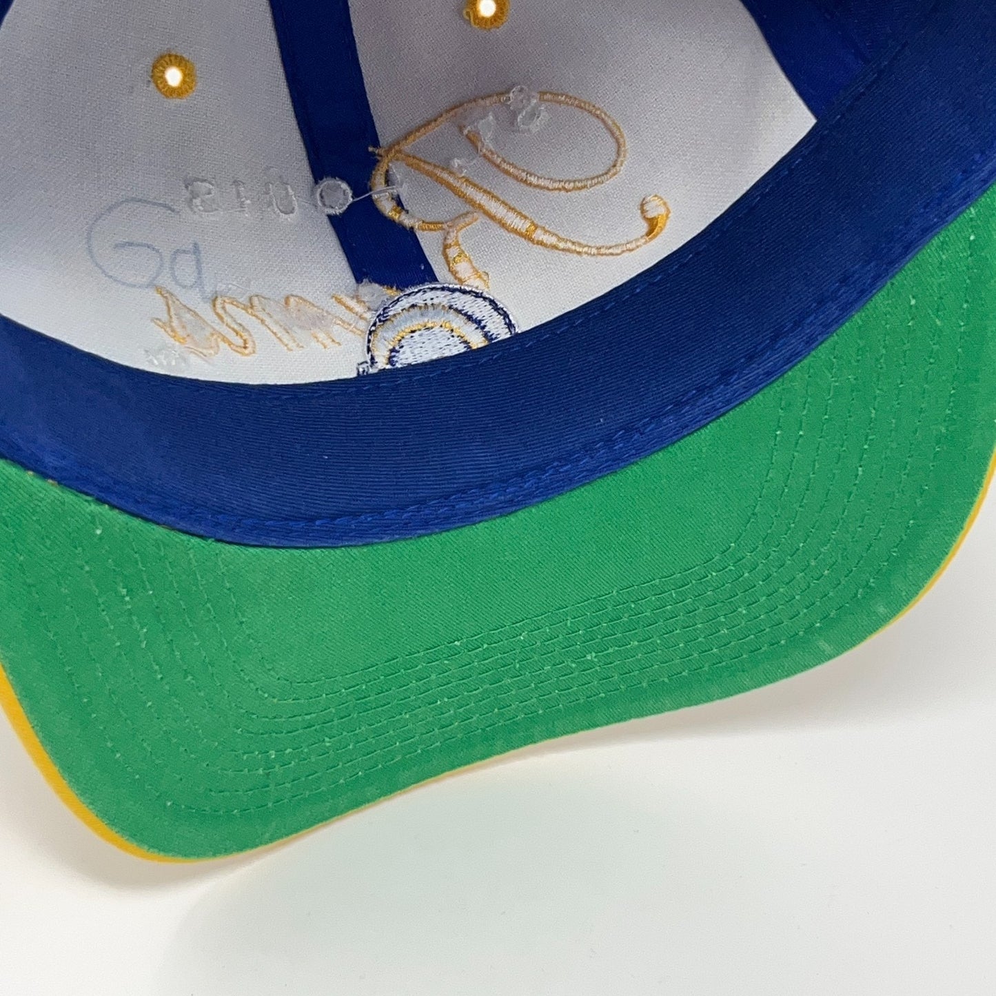 Vintage 90s St Louis Rams Hat Baseball Cap Los Angeles LA NFL Blue Snapback