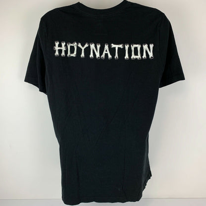 HDYNATION Flosstradamus Camiseta grande Música electrónica EDM DJ Trap Hombre Negro