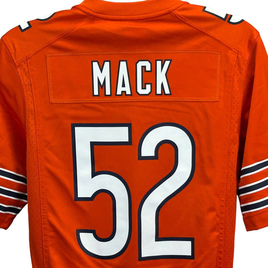 Khalil Mack Chicago Bears Jersey T Shirt Mens Small Orange Nike NFL On Field