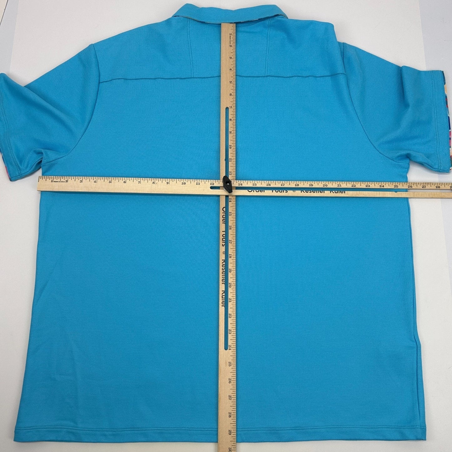 Tommy Bahama Five O'Clock IslandZone Polo Shirt Short Sleeve Blue Mens 2XL XXL