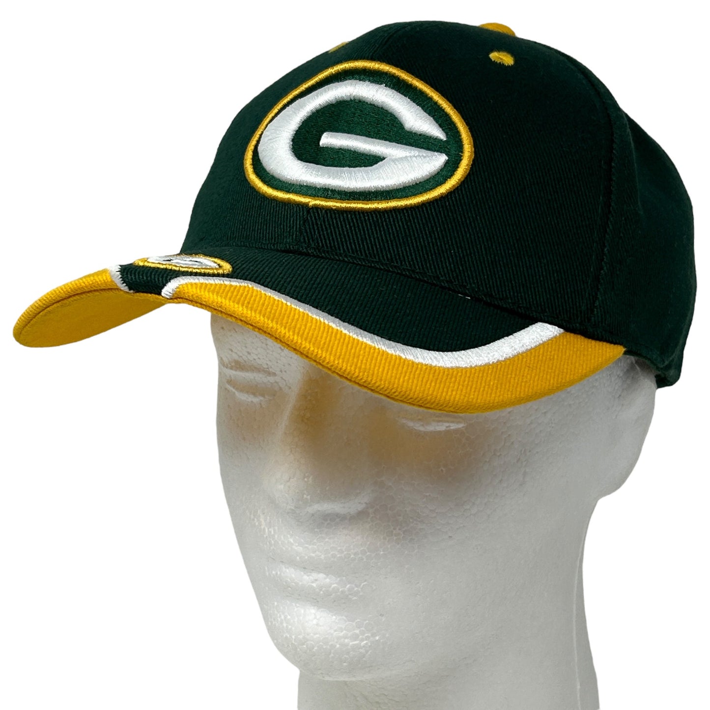 Green Bay Packers Hat Cap NFL Football 6 Panel Strapback Green