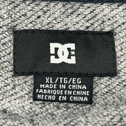 DC Shoes Lightweight Sweatshirt XL X-Large Gray Blue Logo Pullover Streetwear