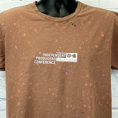 Vintage Y2Ks Independent Producers Conference T Shirt Film Movie Brown L Large