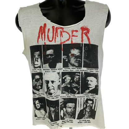 Camiseta Vintage de los años 70 y 80 de asesinos en serie, estilo Punk, terror, medio