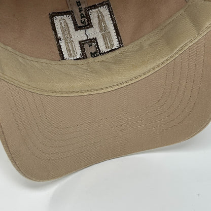 Hornady Ammunition Dad Hat Baseball Cap Firearms Bullets Strapback Khaki Beige