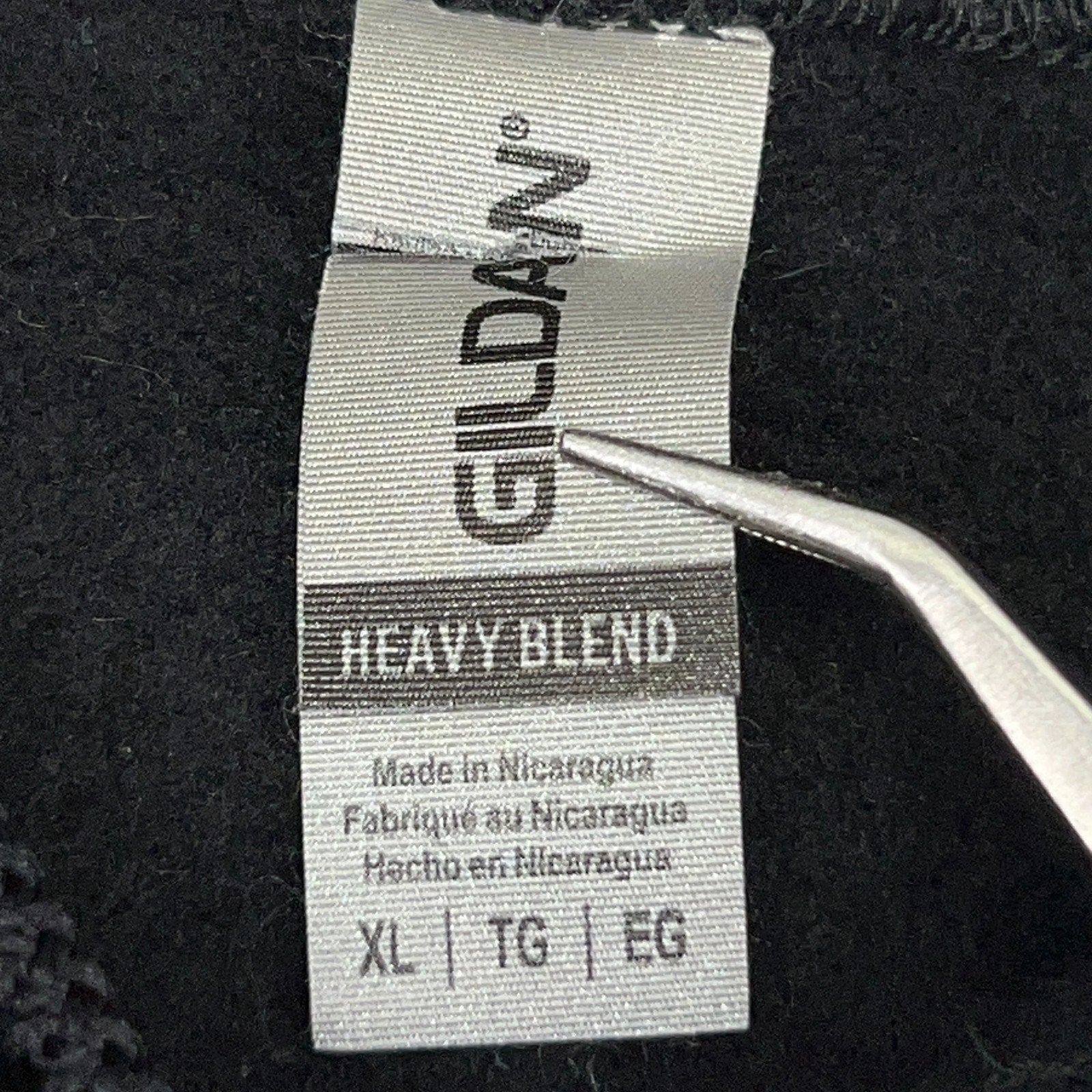 Gildan 2023 Hoodie Black XL Front