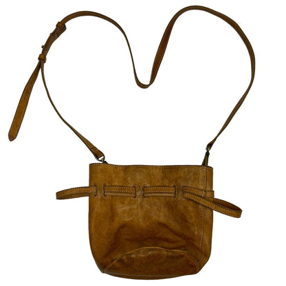 Madewell Leather Crossbody Bag in Brown View from Front