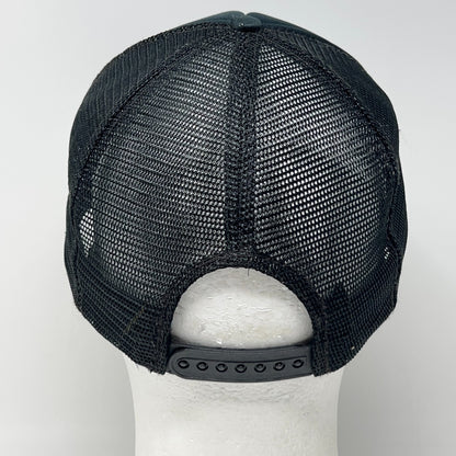 Vintage trucker cap black back view vintage