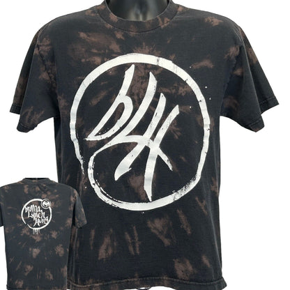 Black tie-dye Alstyle T-Shirt featuring Brotha Lynch Hung logo on the front in white