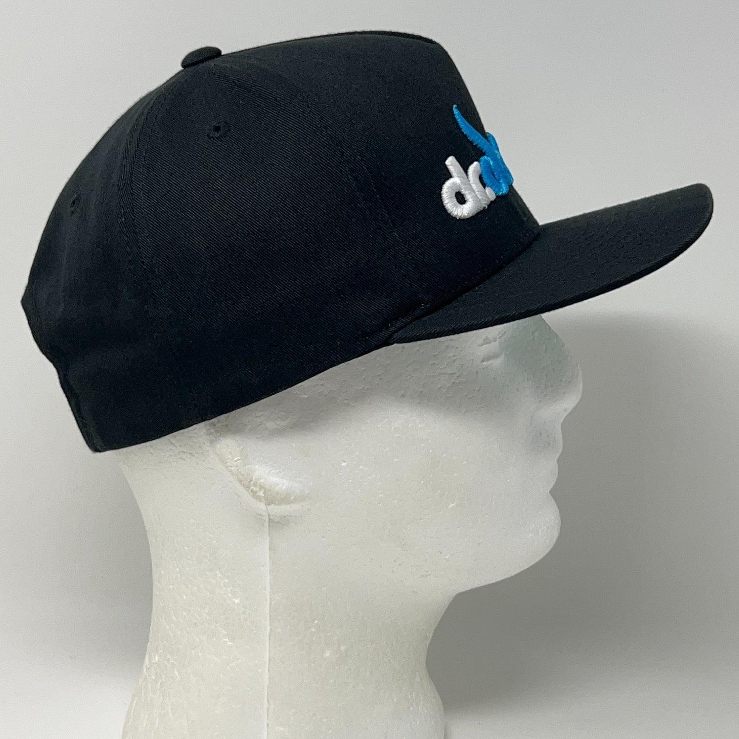 Dr Dabber Hat Baseball Cap Vape Vaping Dab Snapback Black 5 Panel A-Frame