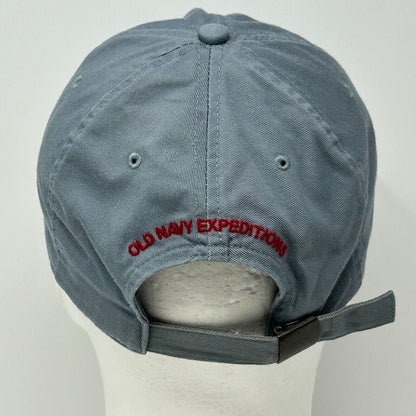 Vintage Old Navy Expeditions Baseball Hat Cap Strapback Six Panel Y2Ks Gray