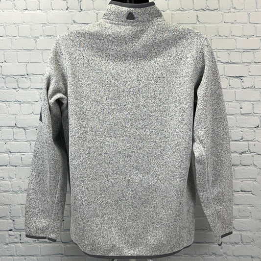 Mercedes Benz Quarter 1/4 Zip Sweater Gray Antigua Golfer Golfing Mens L Large