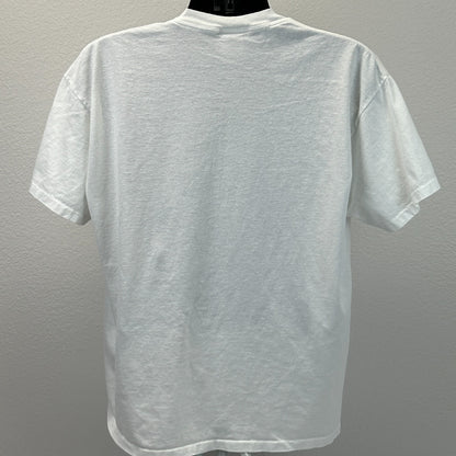 Vintage Lockwood Store and Bar T Shirt Mens XL X-Large White 90s Catch 22 Tee