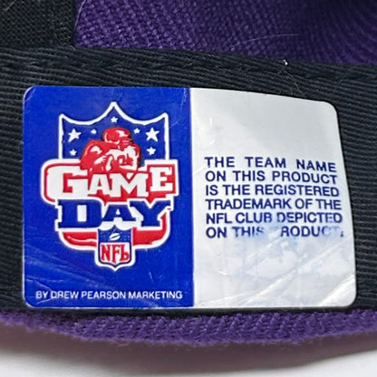 Vintage 90s Minnesota Vikings Cris Carter Hat Baseball Cap Purple NFL Snapback