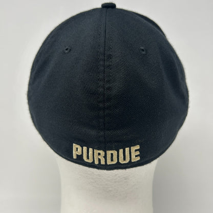 Purdue University Boilermakers Hat Baseball Cap Nike Black Flex Fitted M-L