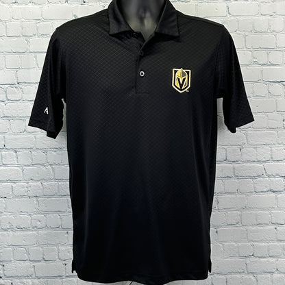 Las Vegas Golden Knights Polo Shirt Antigua Golfer Golfing NHL Black S Small