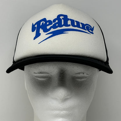 Feature Trucker Hat Cap Black Streetwear Sneaker Culture Mesh Snapback 5 Panel