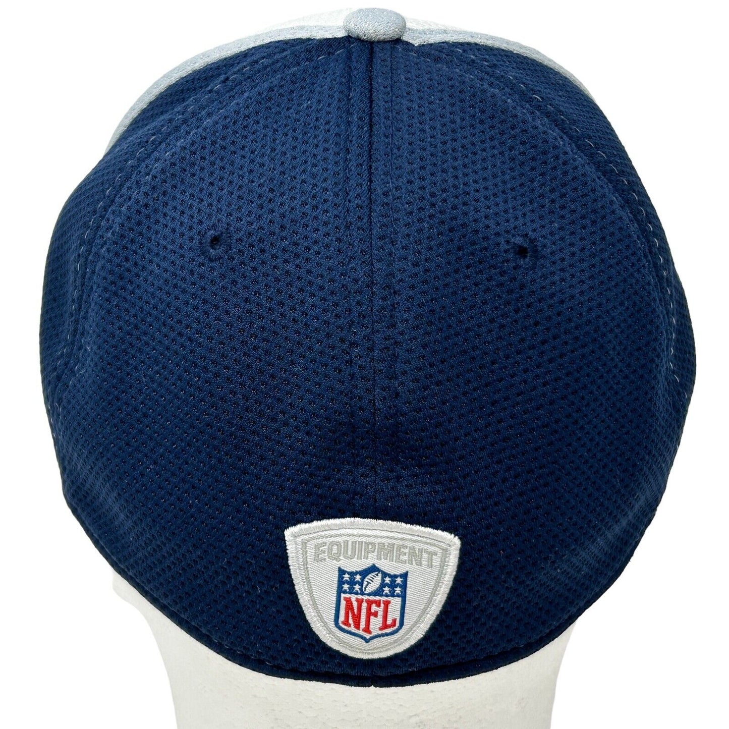 达拉斯牛仔队帽子 蓝白色 New Era 39Thirty NFL 棒球帽 Flex S/M