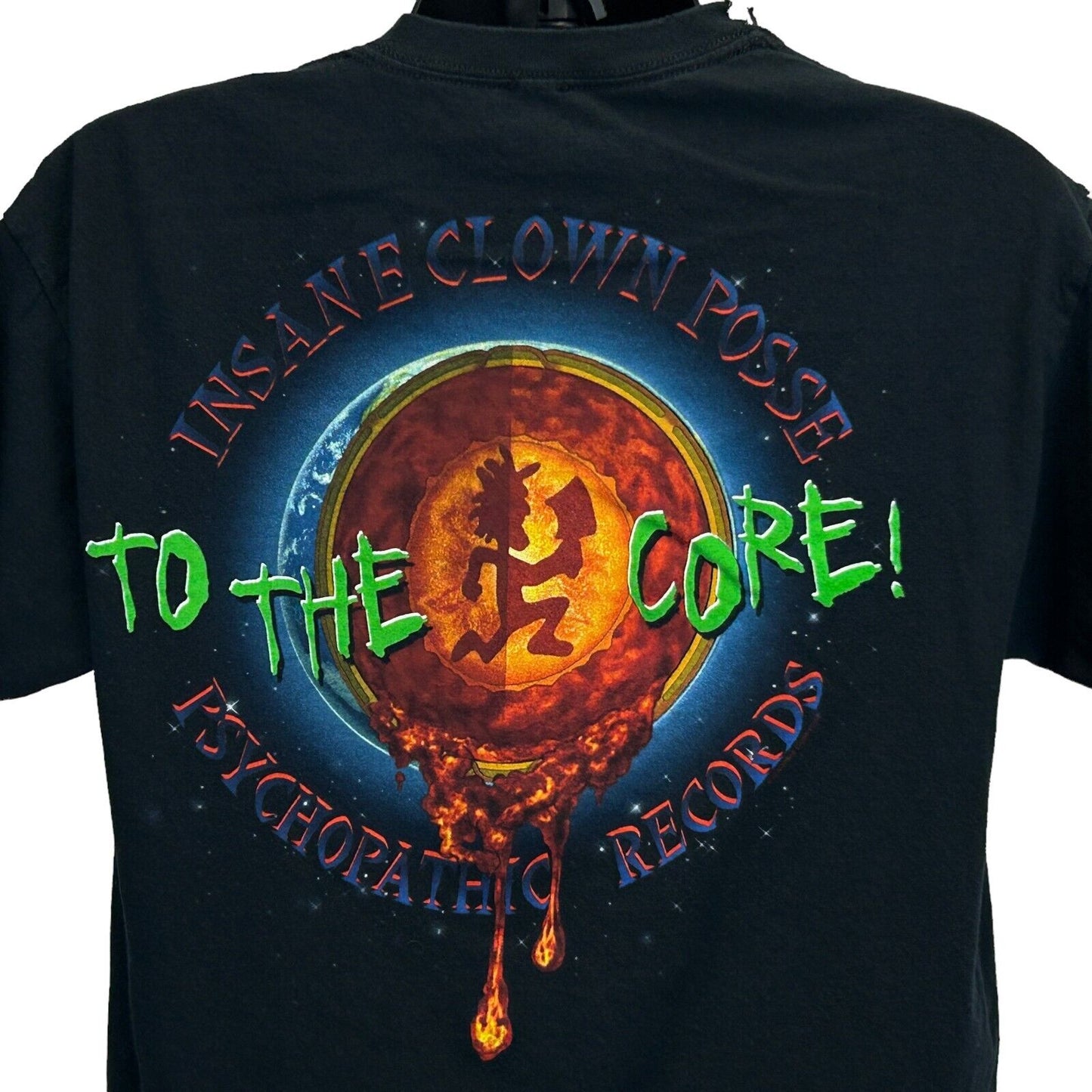 Insane Clown Posse T Shirt Large ICP Psychopathic Records Juggalo Tee Mens Black