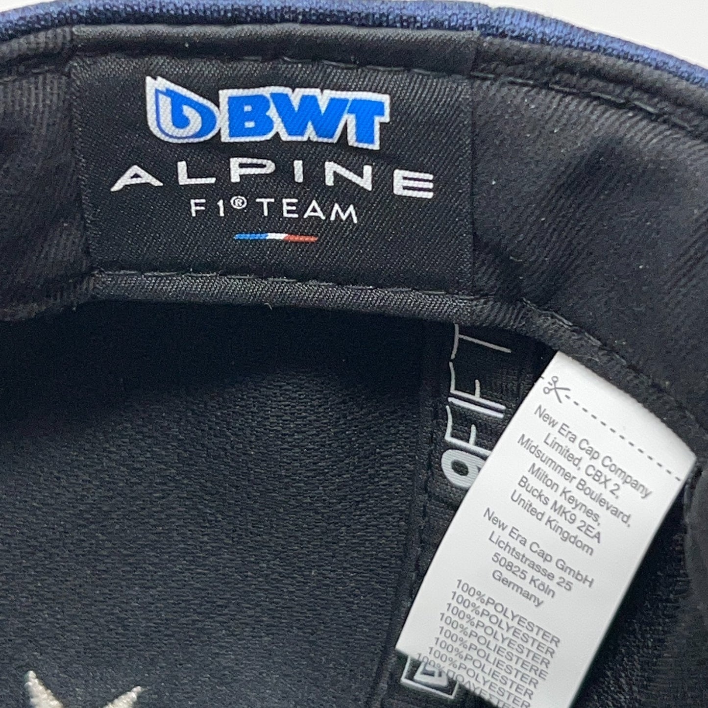 Alpine F1 Team Hat Baseball Cap Formula 1 BWT Patriotic New Era Snapback Blue