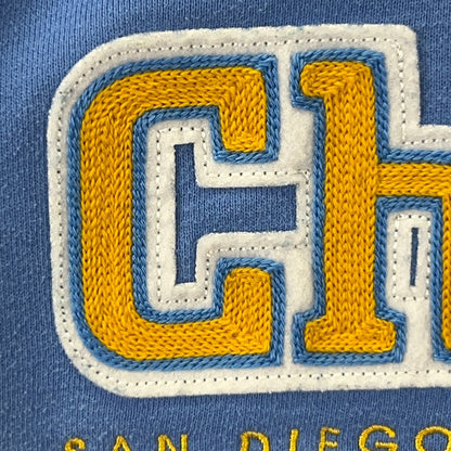 Los Angeles LA Chargers Hoodie Hooded Sweatshirt San Diego Reebok Blue 3XL XXXL