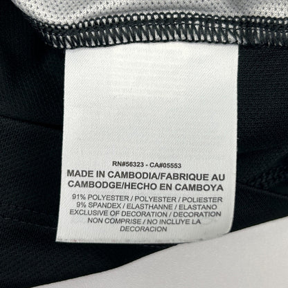 Nike Tiger Woods Collection Vapor Trail Polo Shirt Golf Dri-Fit Black XL X-Large