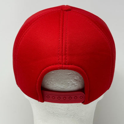 Vintage 80s Red Lion Inn Casino Elko Hat Baseball Cap Full Foam Snapback Red