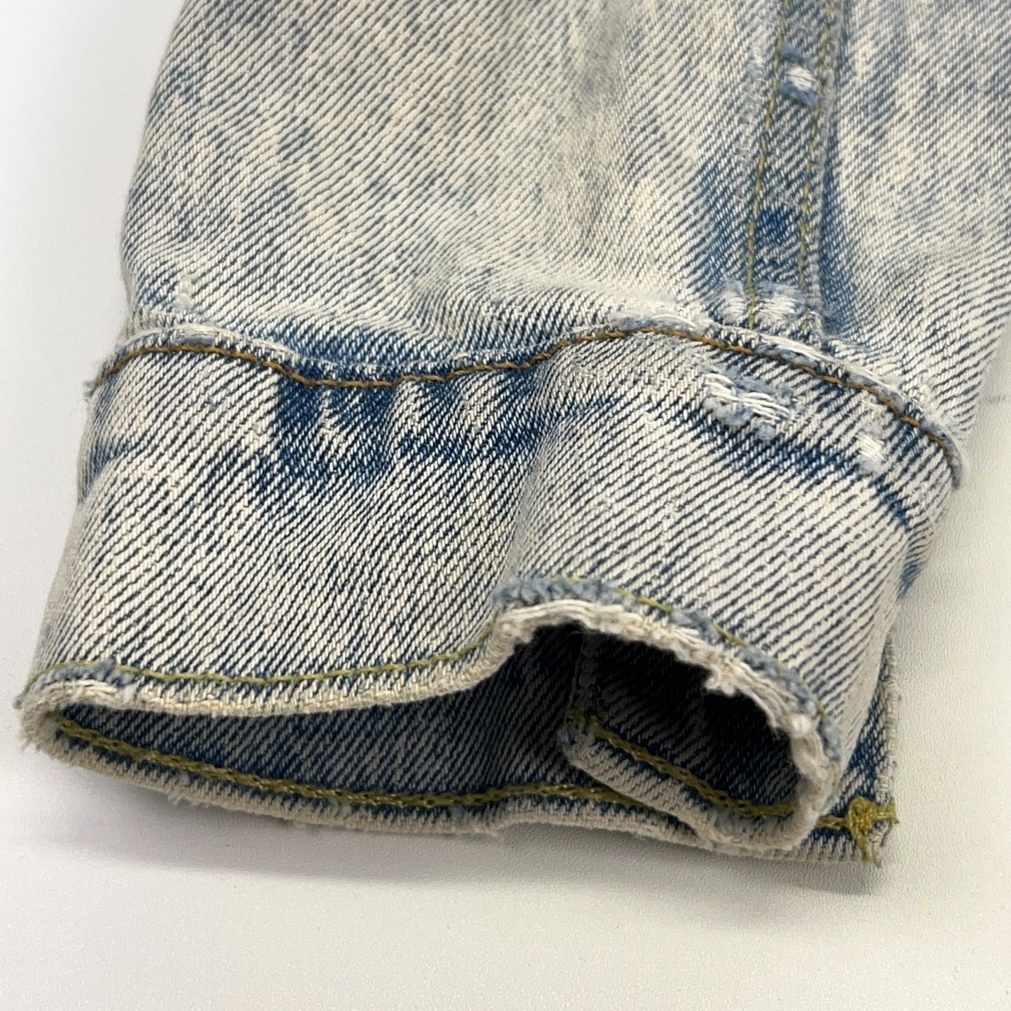 Levis Acid Wash Denim Jean Trucker Jacket S Small Cloud Blue Type III 72334-0225