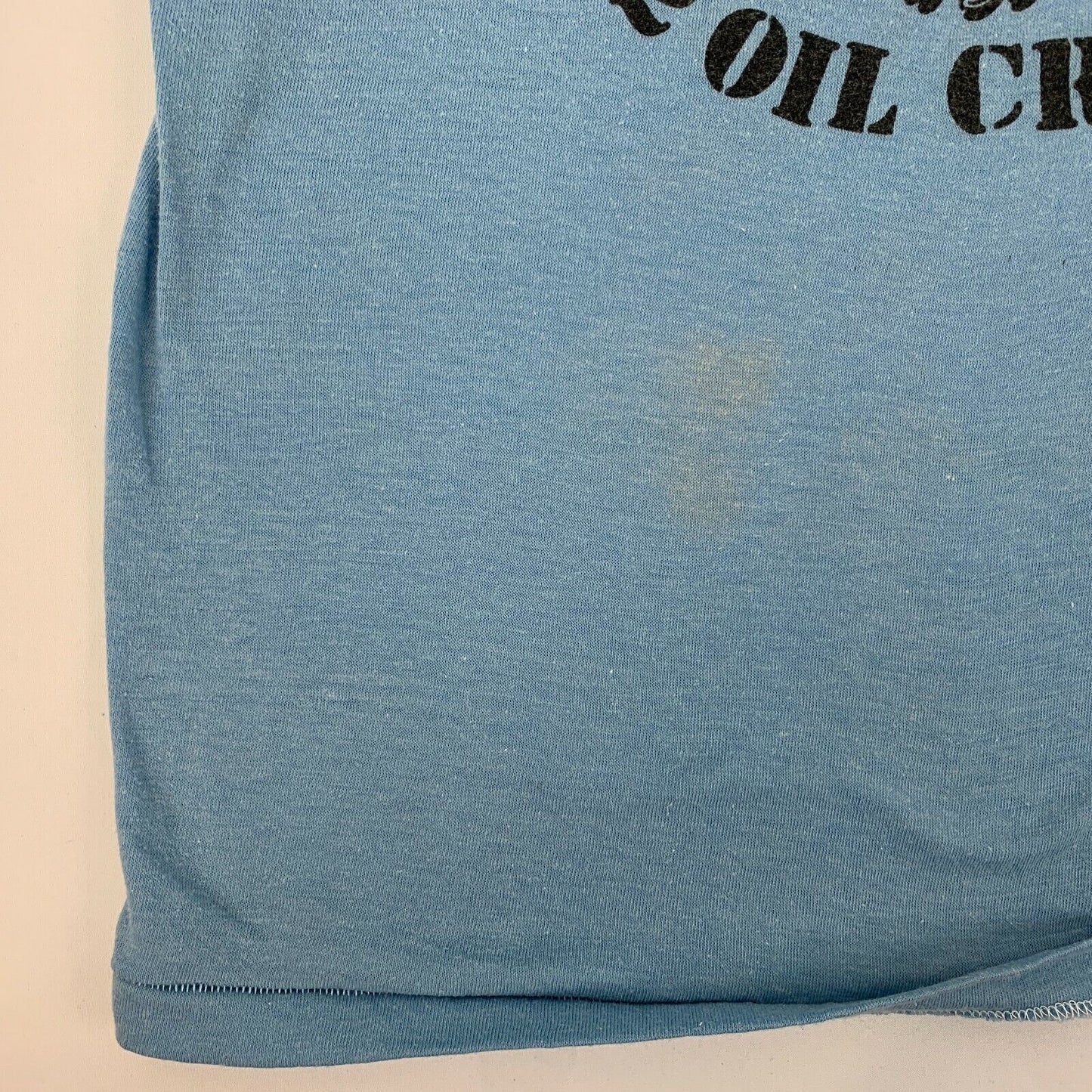 Survivor 1982 Oil Crunch Vintage 80s T Shirt Gas Petroleum Glut Texas Tee Small