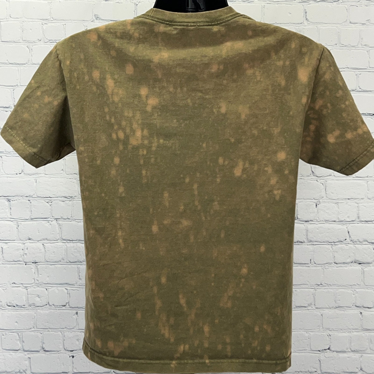 Wu Wear Wu-Tang Clan Staten Island NYC T Shirt M Medium Hip Hop Bleach Dye Green