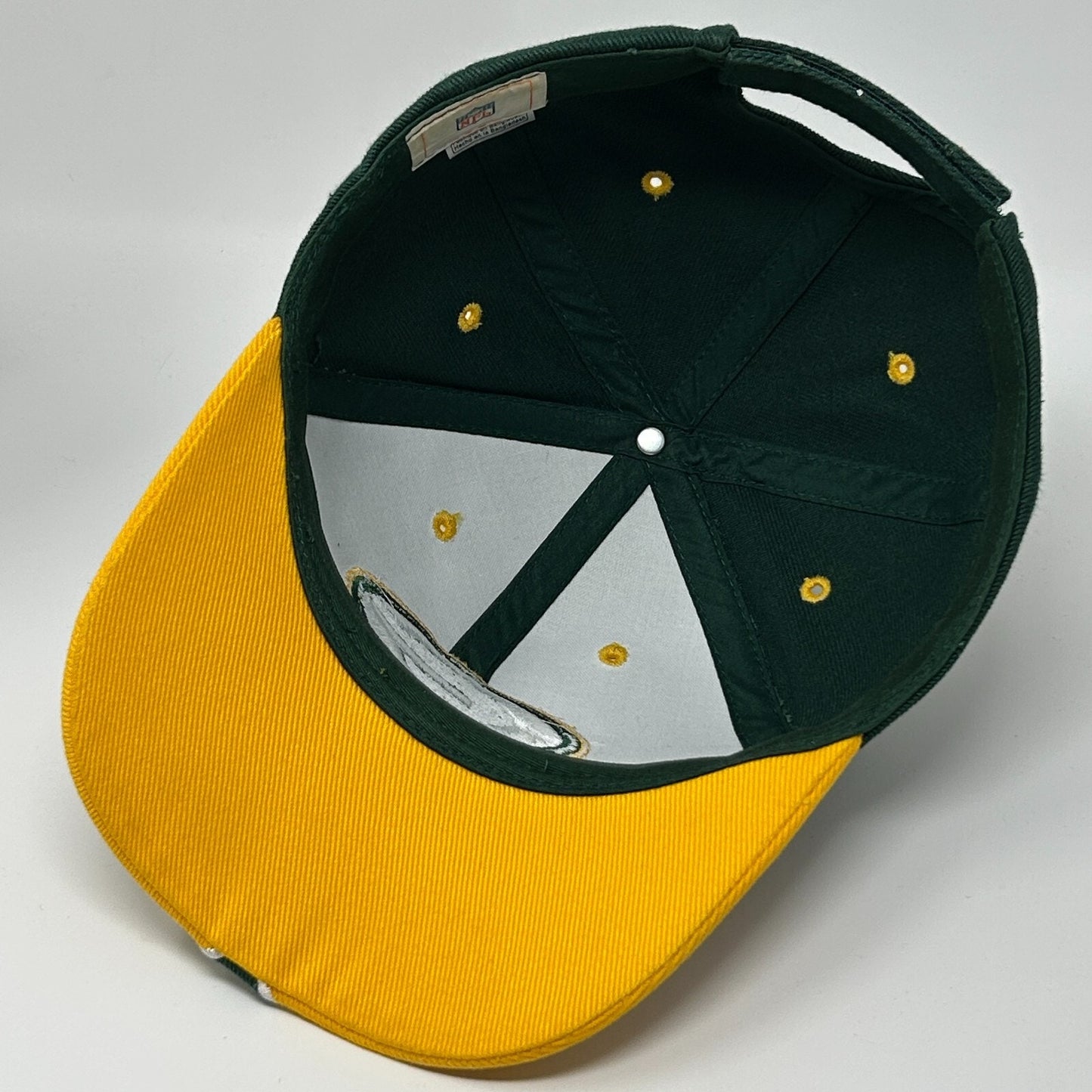 Green Bay Packers Hat Cap NFL Football 6 Panel Strapback Green