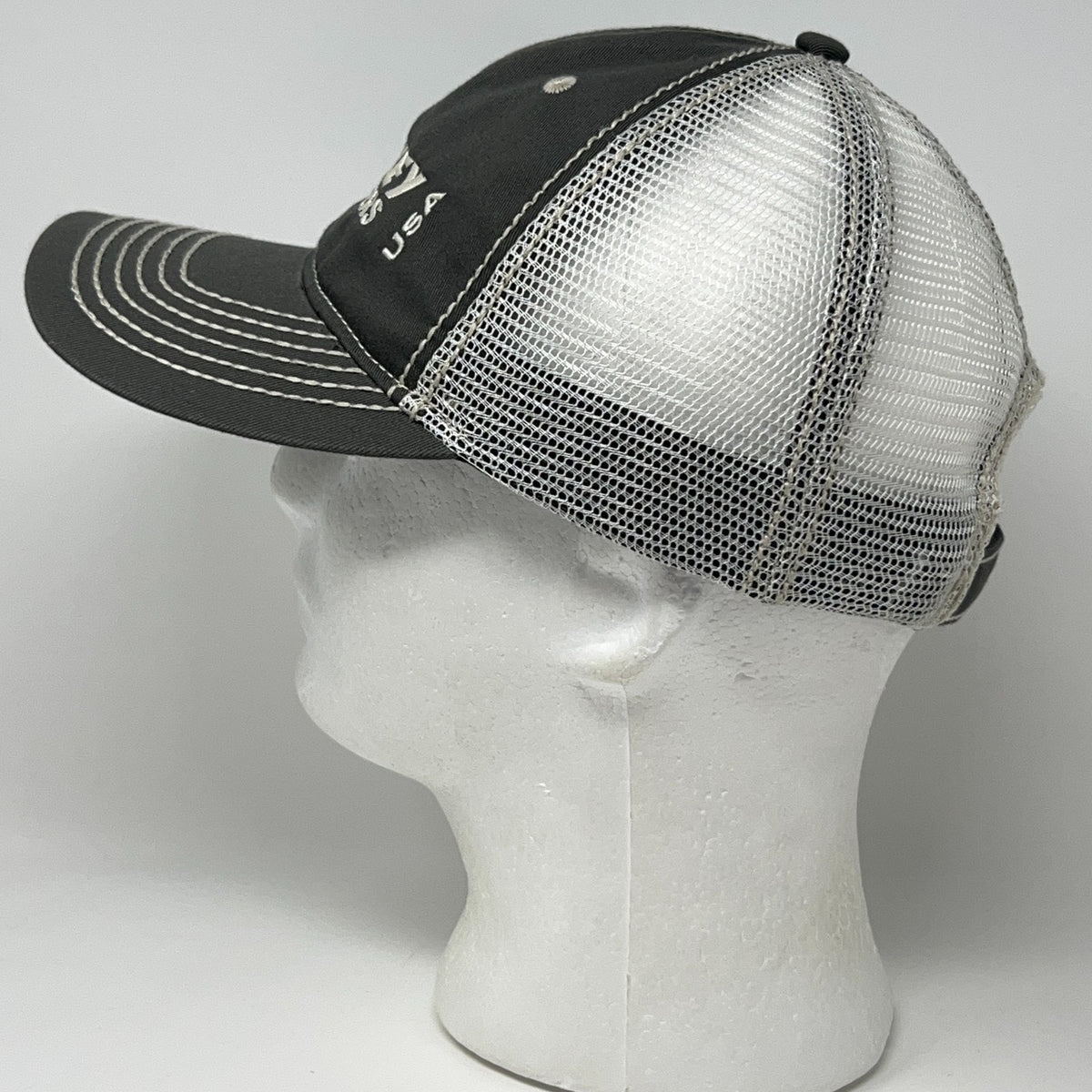 Timney Triggers USA Gun Rifle Firearm Shooting Trucker Hat Baseball Cap Gray